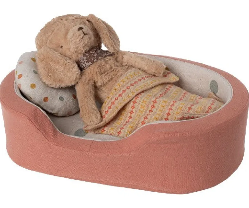 Shop Dog Basket - Coral Puppies