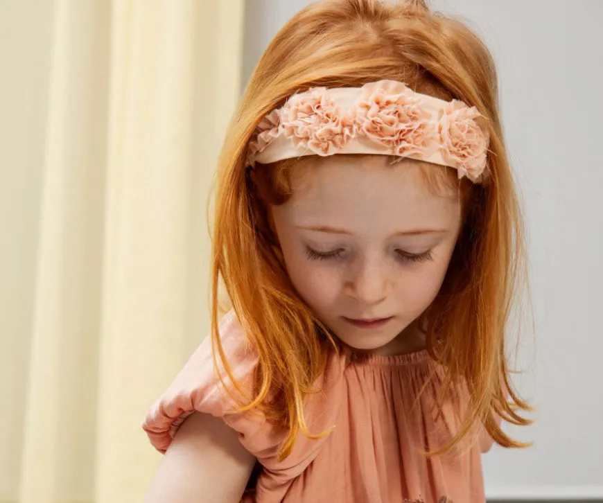 Online Headband, Flower - Melon Kids