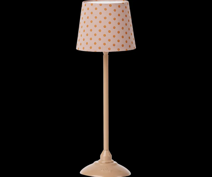 Outlet Miniature Floor Lamp, Dark Powder Bedroom