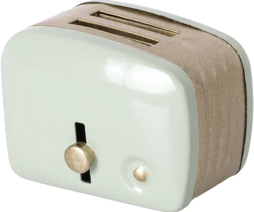 Cheap Miniature Toaster & Bread, Mint Kitchen