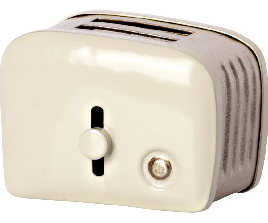 Clearance Miniature Toaster & Bread, Off-White Kitchen