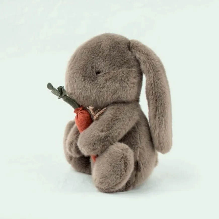 Clearance Plush Bunny, Earth Grey Baby