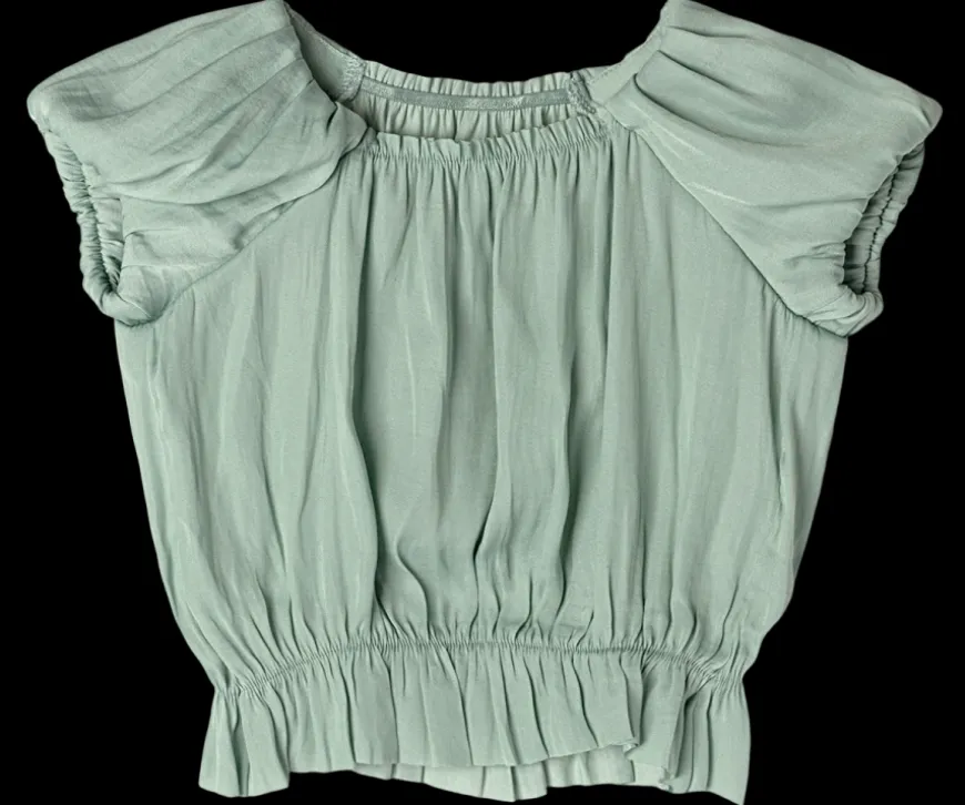 Online Princess Blouse - Mint Kids