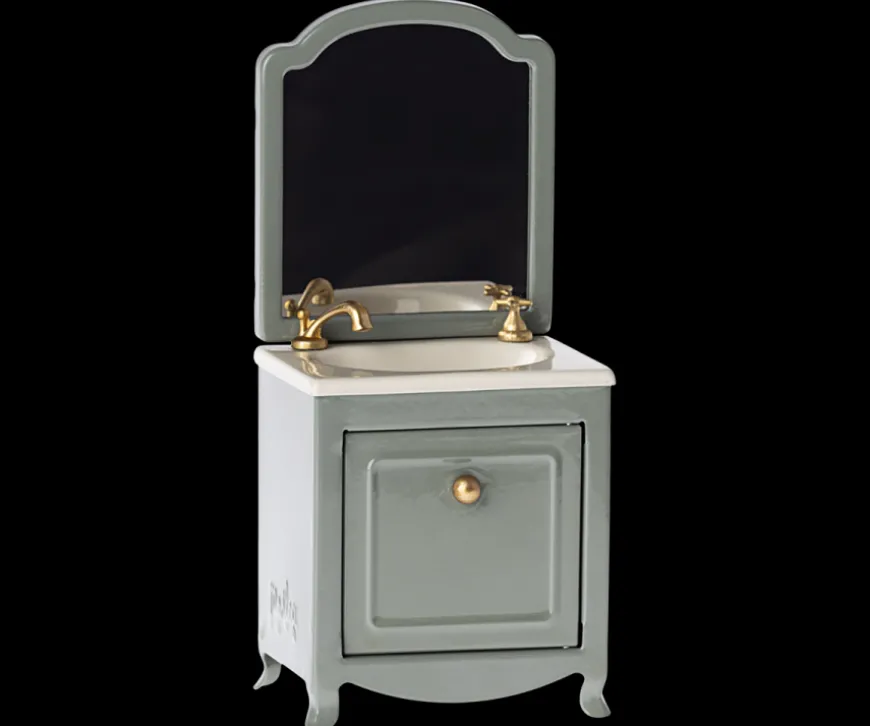 Discount Sink W/ Mirror, Mouse - Dark Mint Mouse Furniture