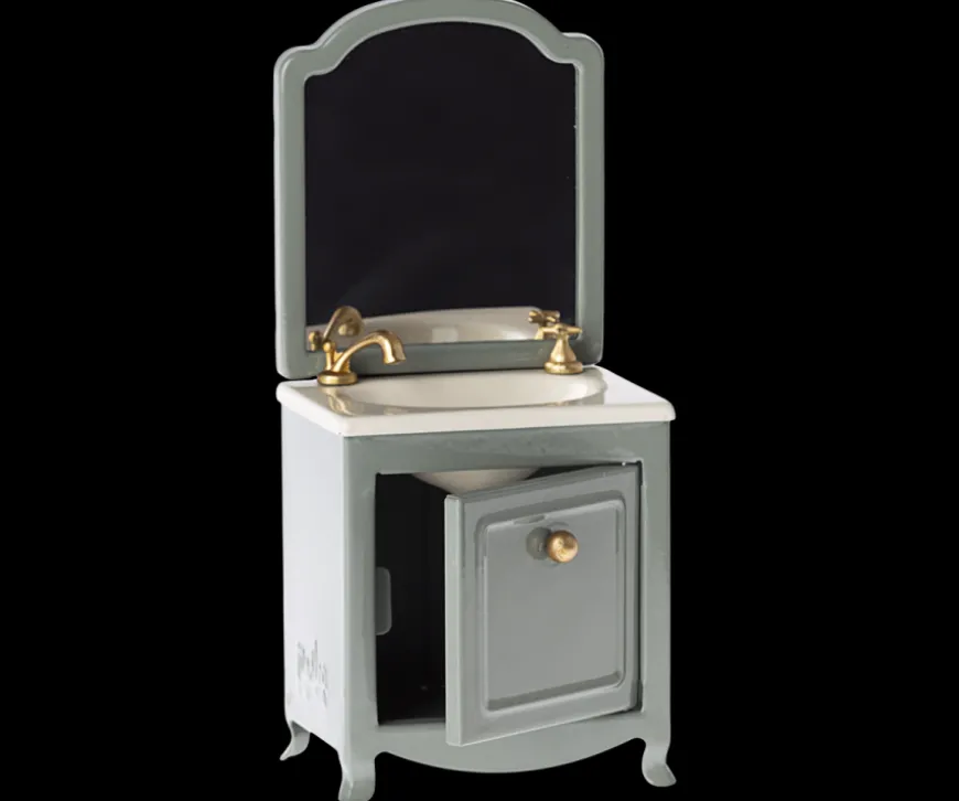 Discount Sink W/ Mirror, Mouse - Dark Mint Mouse Furniture