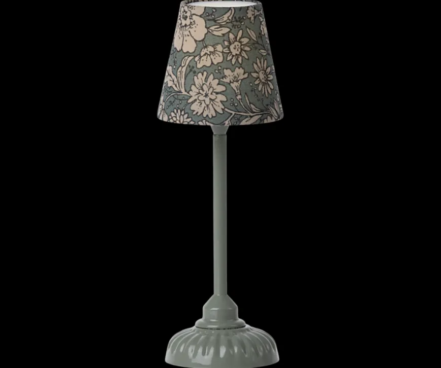 Clearance Vintage Floor Lamp, Dark Mint - Mouse Castle Furniture
