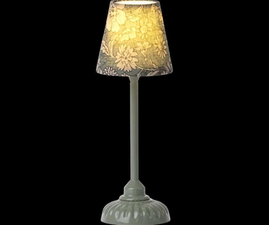 Clearance Vintage Floor Lamp, Dark Mint - Mouse Castle Furniture