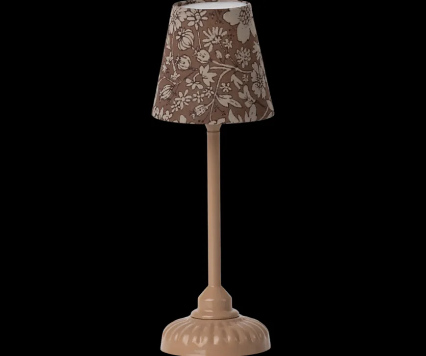 Best Vintage Floor Lamp, Dark Powder - Mouse Dollhouse Furniture